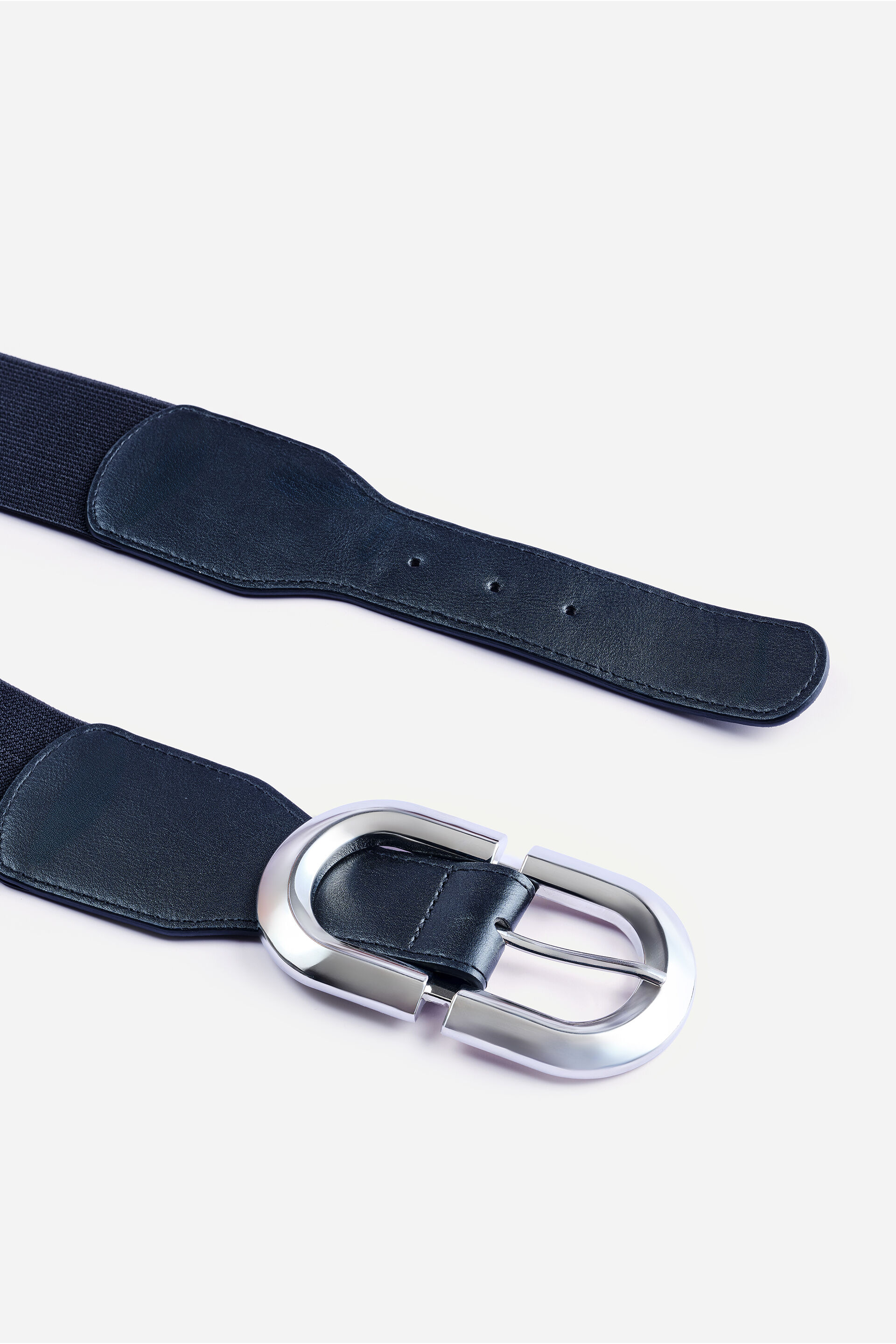 Black Statement Buckle Belt, , image 1